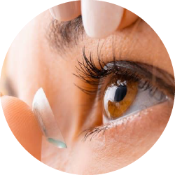 عدسات لاصقة تجميلية 