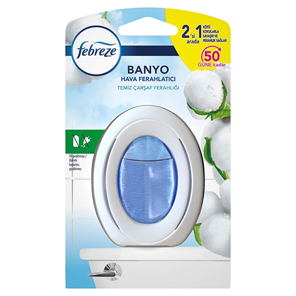 Febreze معطر حمام فيبريز، انتعاش الكتان النظيف، 7.5 مل