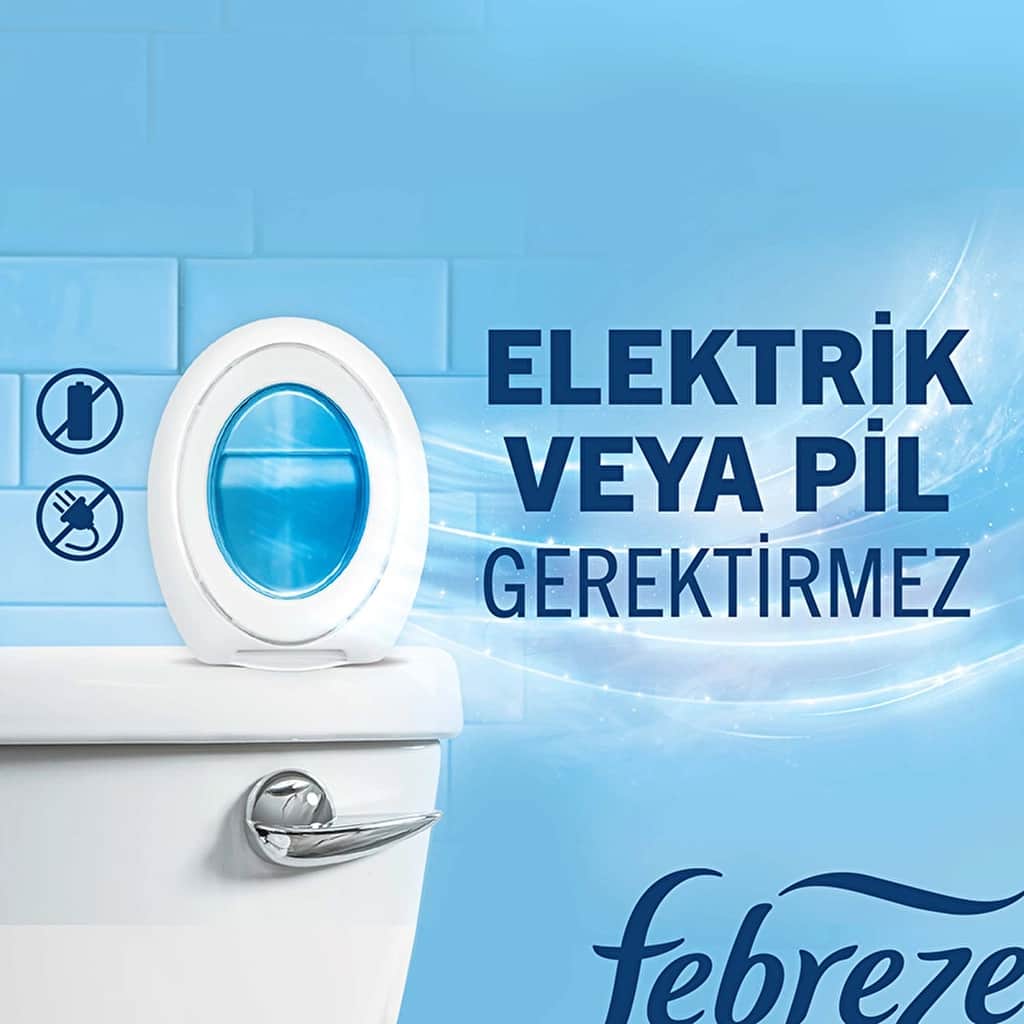 Febreze معطر حمام فيبريز، انتعاش الكتان النظيف، 7.5 مل