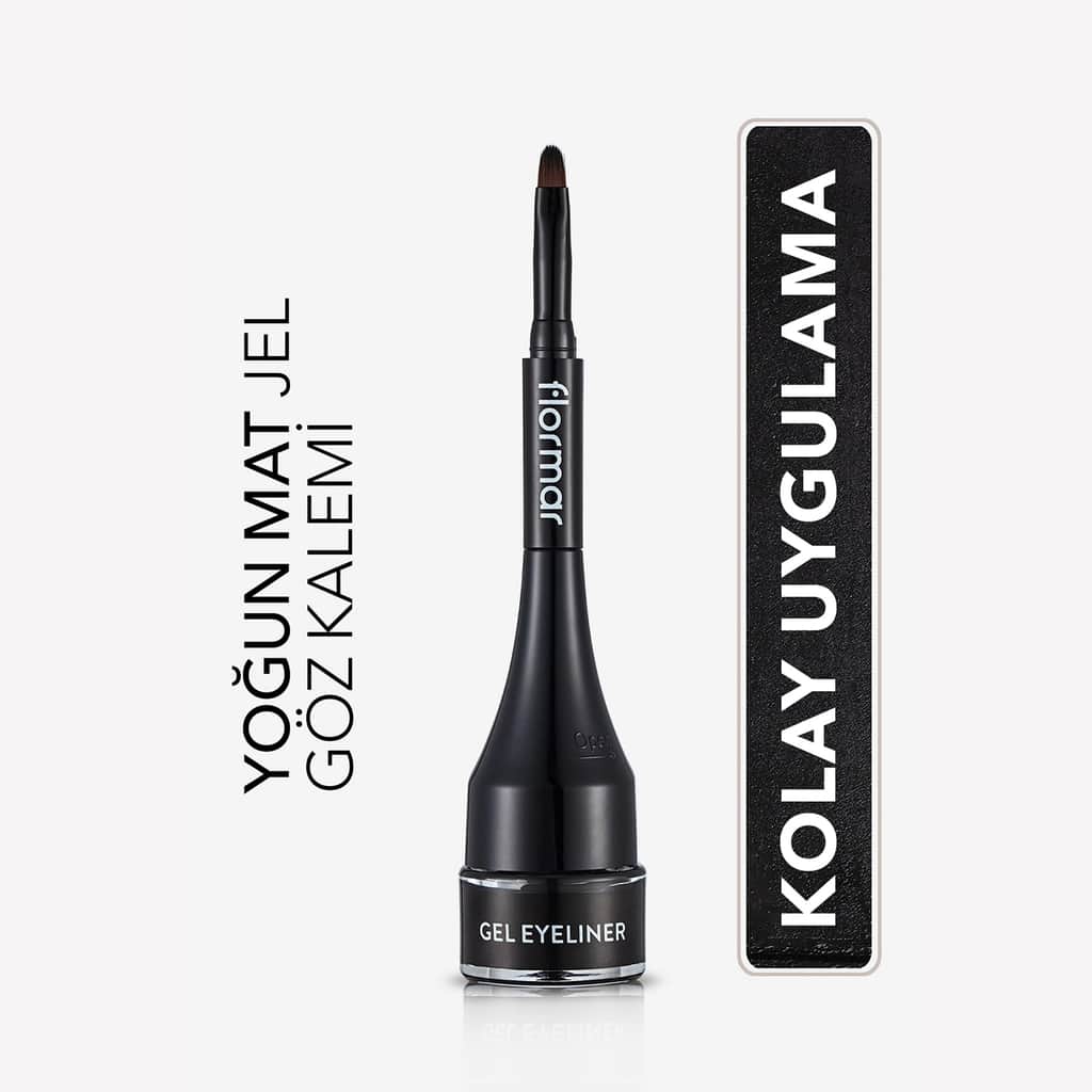 كحل سائل جل أسود 01 من فلورمار Flormar