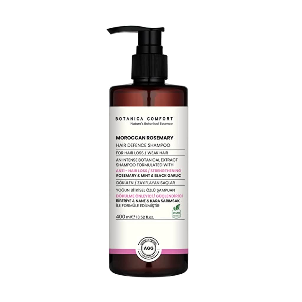 Botanica Comfort شامبو بوتانيكا كومفورت المغربي لحماية الشعر بالروزماري 400 مل