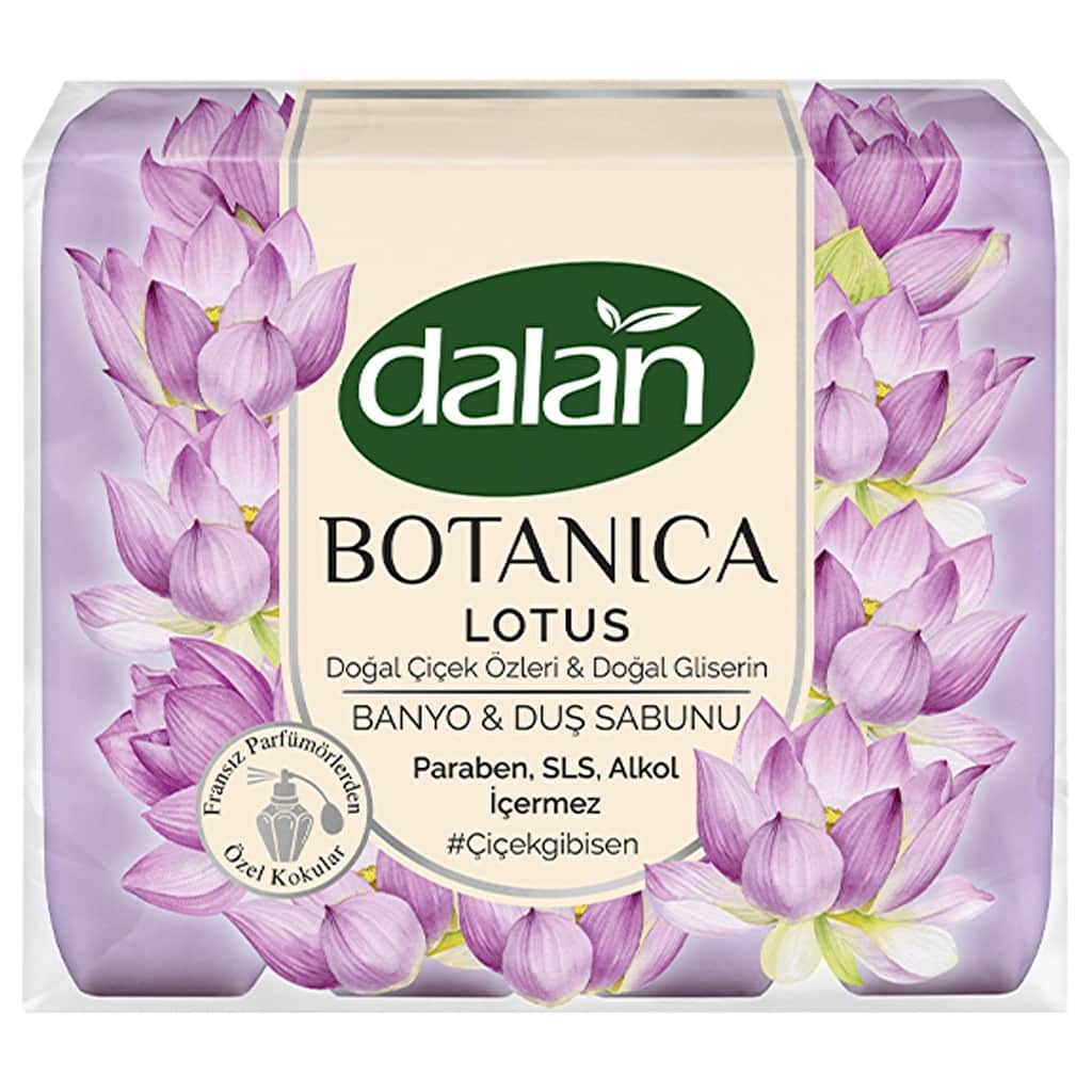 Dalan Botanica Lotus Bath And Shower Soap 4 x 150 gr