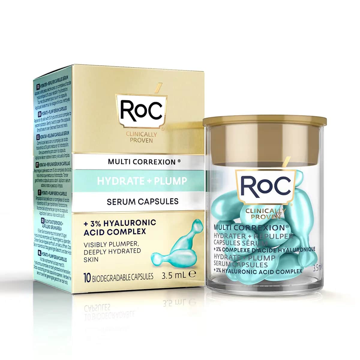 ROC سيروم كبسولات روك للترطيب والحيوية، 10 قطع