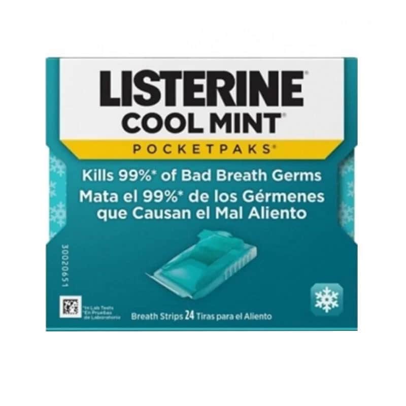 Listerine شرائح ليسترين كول مينت داماك، 24 قطعة
