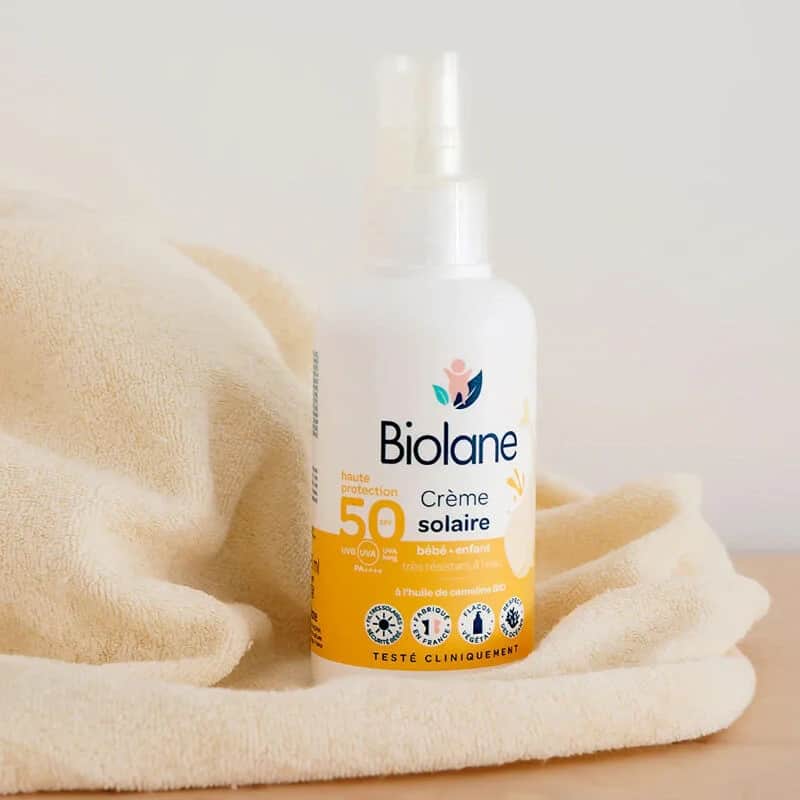 كريم الشمس للأطفال SPF50+ 125 مل من بيولان Biolane