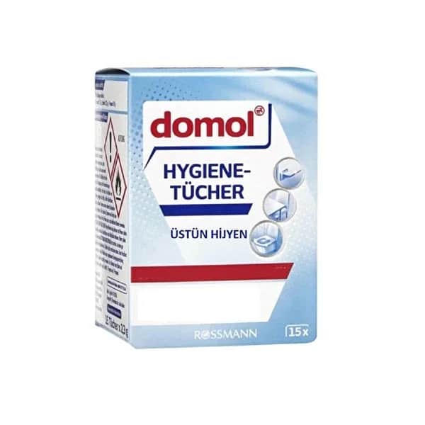 Domol حفاضات دومول الصحية 15 قطعة عبوة واحدة 15 قطعة