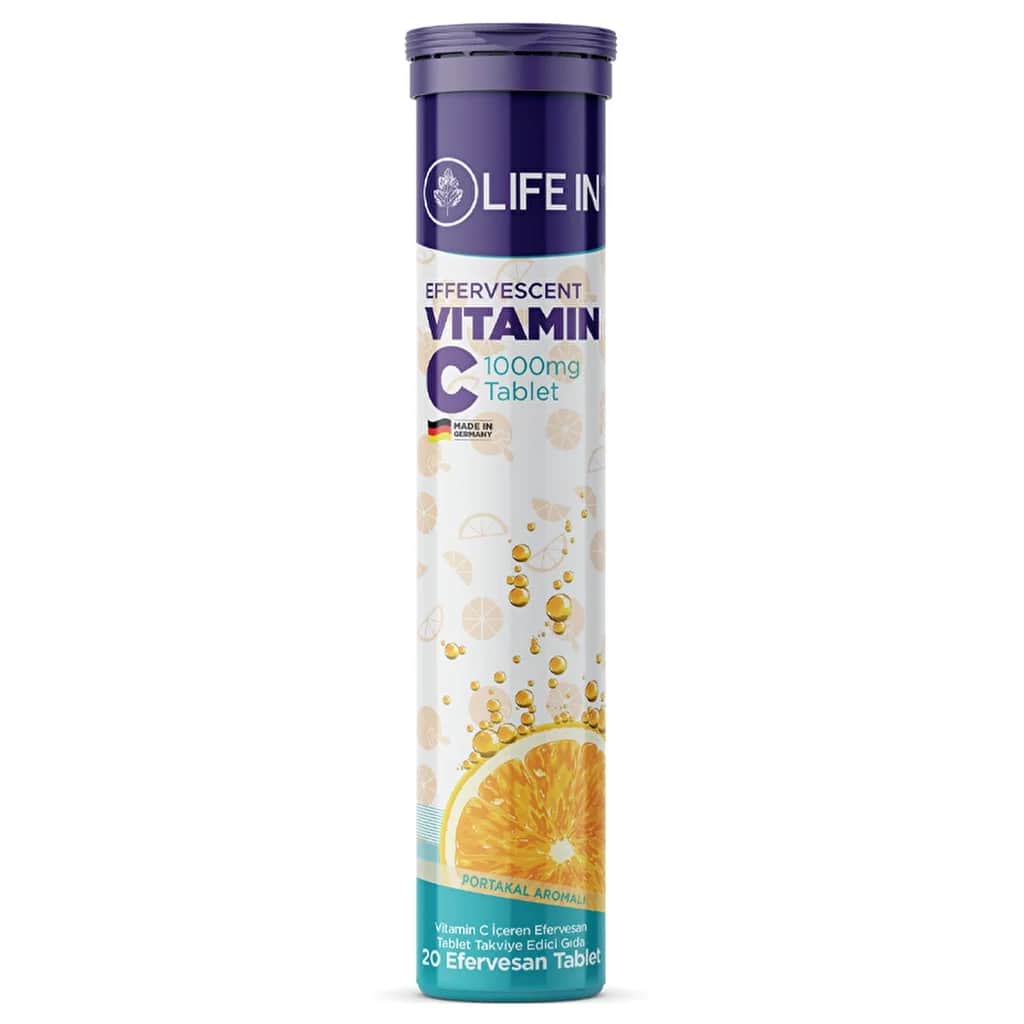 Life In لايف إن فوار فيتامين سي 20 قرصًا