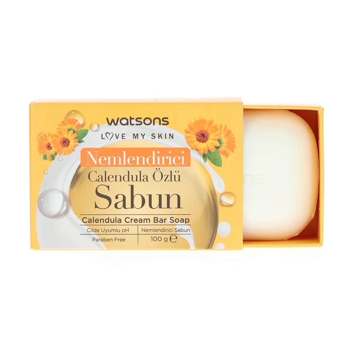 Watsons Face And Bath Soap Moisturizing Calendula Extract 100 gr
