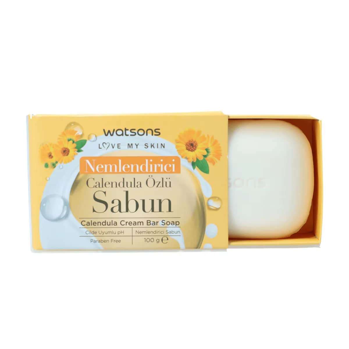 Watsons Face And Bath Soap Moisturizing Calendula Extract 100 gr