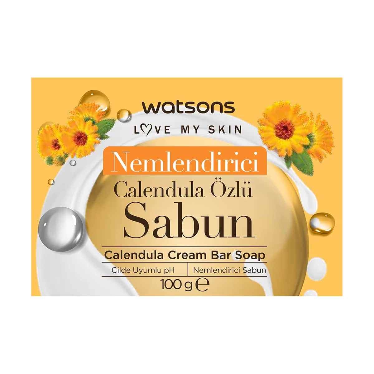 Watsons Face And Bath Soap Moisturizing Calendula Extract 100 gr