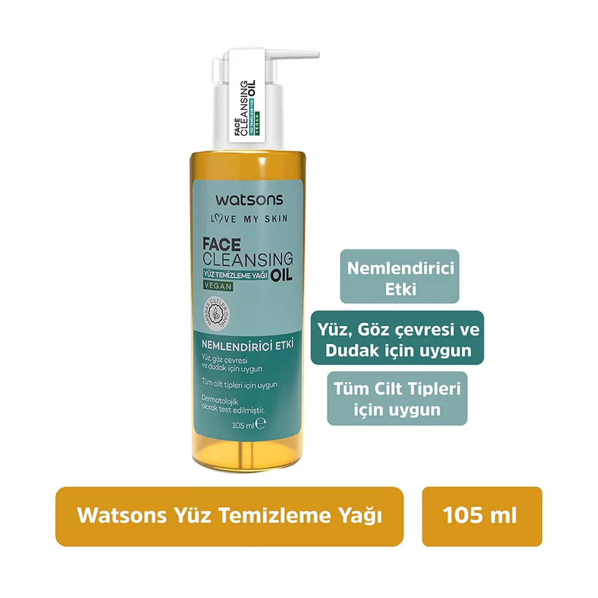 Watsons زيت تنظيف الوجه واتسونز 105 مل