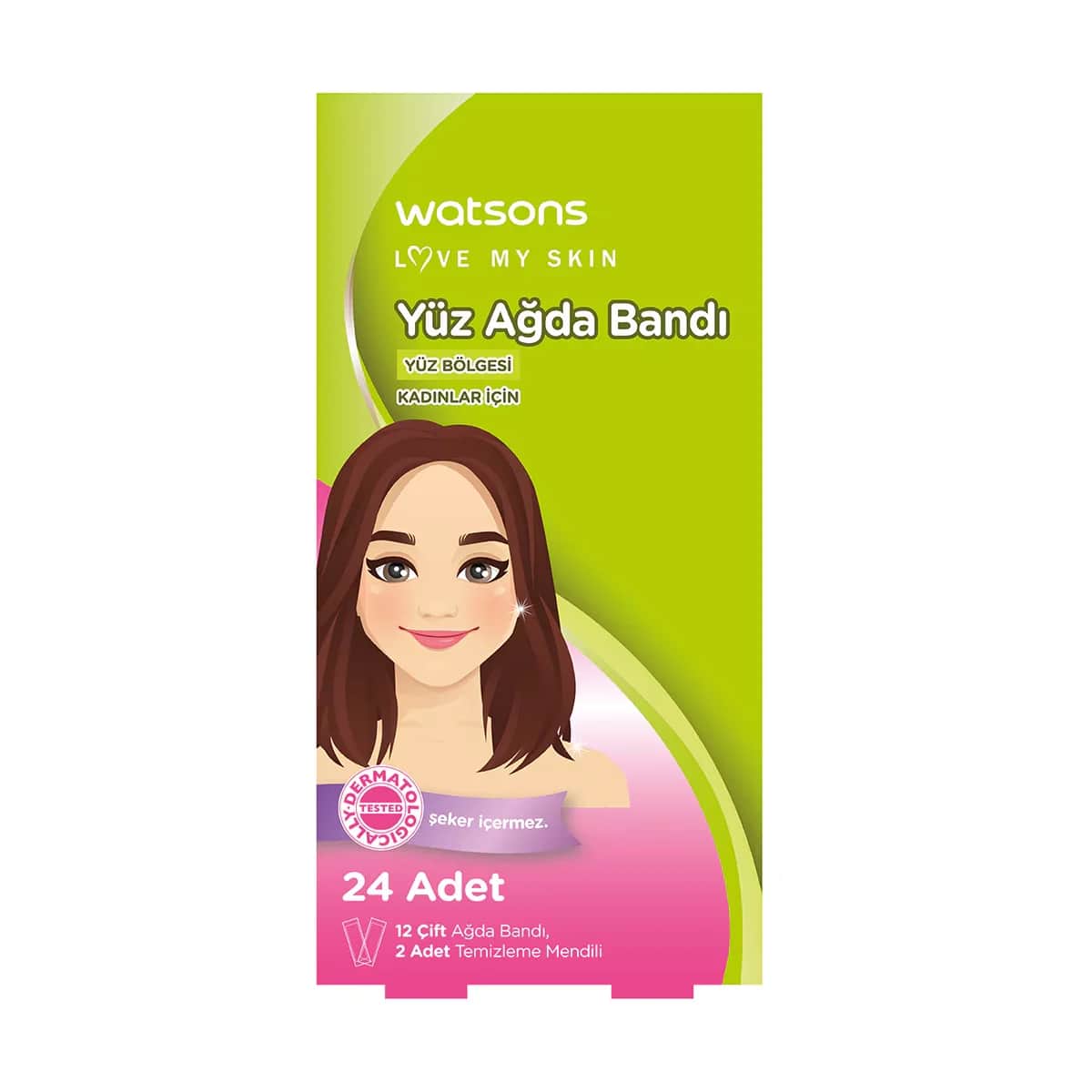 Watsons شرائح شمع الوجه من واتسونز، 24 قطعة