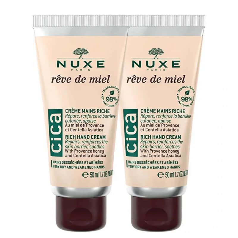 NUXE كريم اليد نوكس ريف دي ميل سيكا ريتش 2 × 50 مل