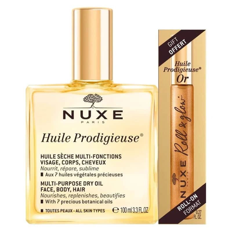NUXE مجموعة زيت نوكس بروديجيوز
