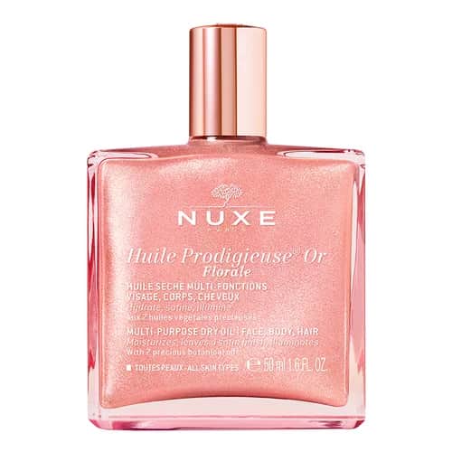 NUXE زيت نوكس ويل بروديجيوز أو زيت جاف متعدد الأغراض برائحة الزهور الوردية اللامعة 50 مل