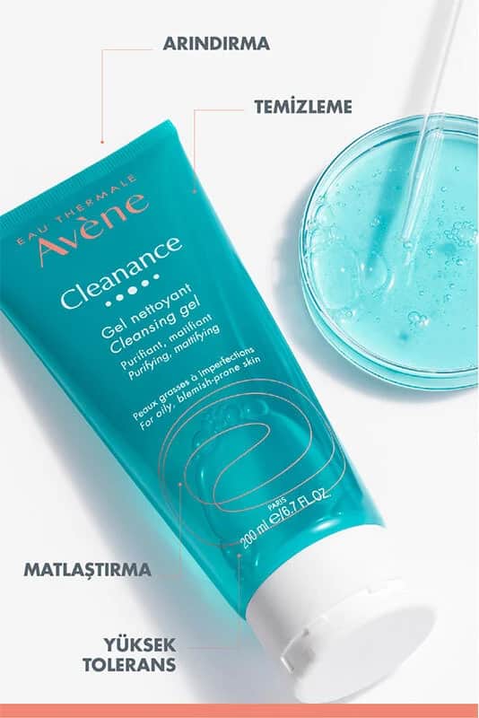 Eau Thermale Avene جل التنظيف أفين كلينانس للبشرة المختلطة والدهنية 200 مل