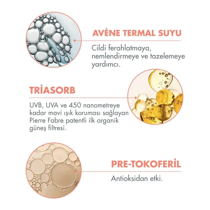 Eau Thermale Avene واقي الشمس الملون أفين سولير بعامل حماية 50+ 50 مل