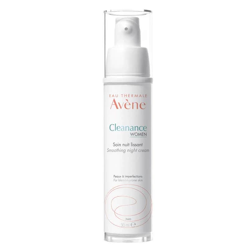 Eau Thermale Avene كريم أفين كلينانس للعناية الليلية للنساء للبشرة غير المتساوية 30 مل