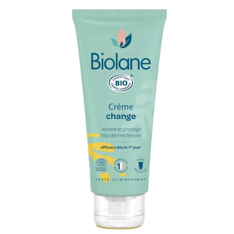 Biolane كريم تغيير الحفاضات العضوي من بيولين، 100 مل