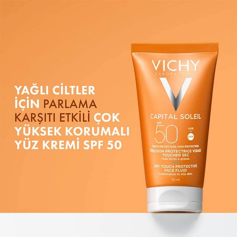 إيمulsion واقي شمس SPF 50 بحجم 50 مل من فيشي Vichy