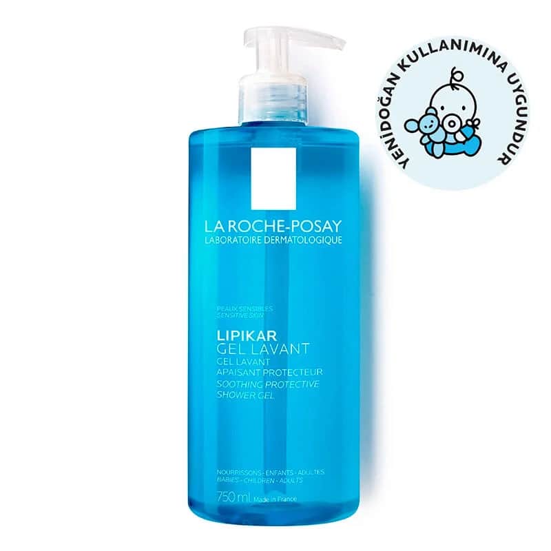La Roche-Posay جل التنظيف ليبيكار جل من لا روش بوزيه 750 مل جل الاستحمام