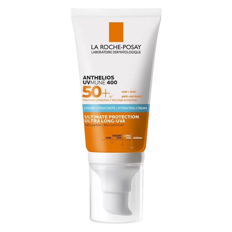 La Roche-Posay واقي الشمس المرطب أنثيليوس أوفميون من لا روش بوزيه بعامل حماية 50+، 50 مل