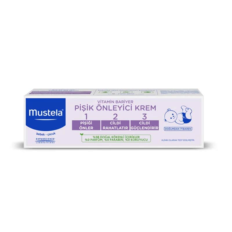 Mustela موستيلا 1 2 3 كريم فيتامين حاجز 100 مل