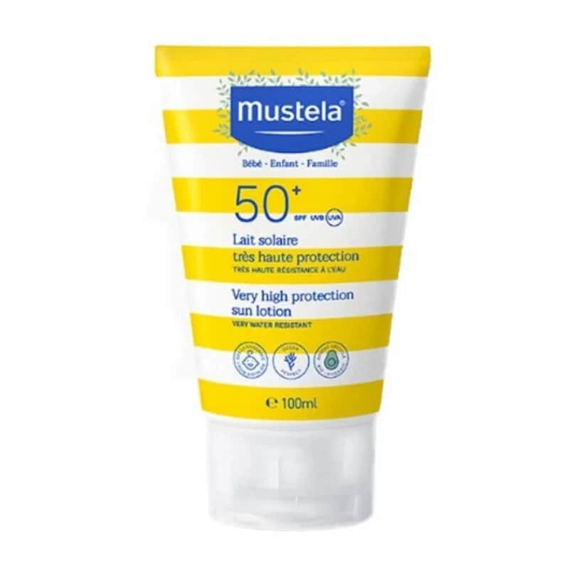 Mustela لوشن موستيلا للحماية العالية من الشمس بعامل حماية 50، 100 مل