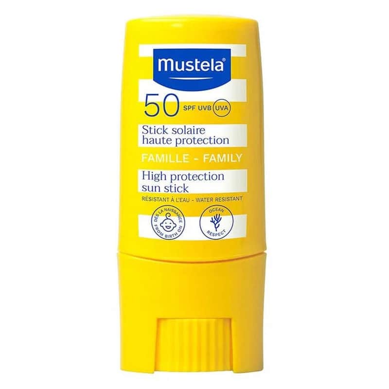 ستيك واقي شمس SPF50+ حماية عالية جداً 9 مل من موستيلا Mustela