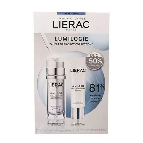 Lierac ليراك لوميلوجي مركز ليلي ونهاري 30 مل + قناع تفتيح مضاد للبقع الداكنة 50 مل