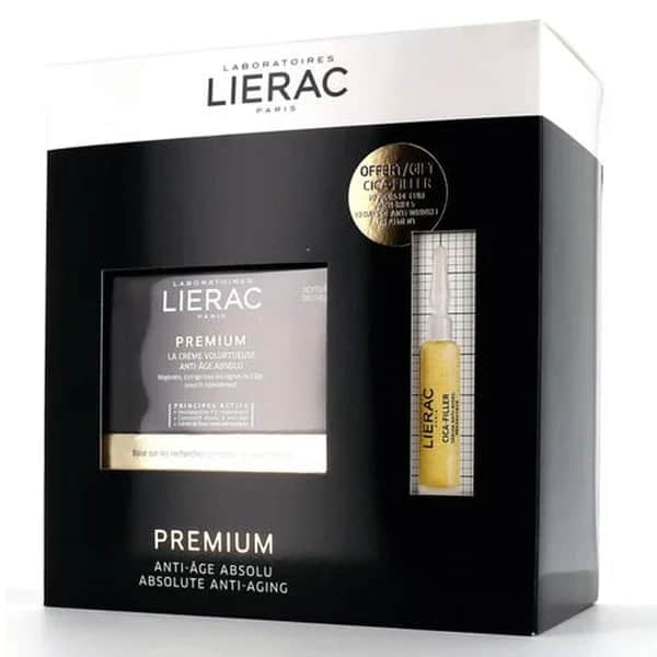 Lierac كريم ليراك بريميوم ذا فولوبتيوس 50 مل + سيروم سيكا فيلر 10 مل