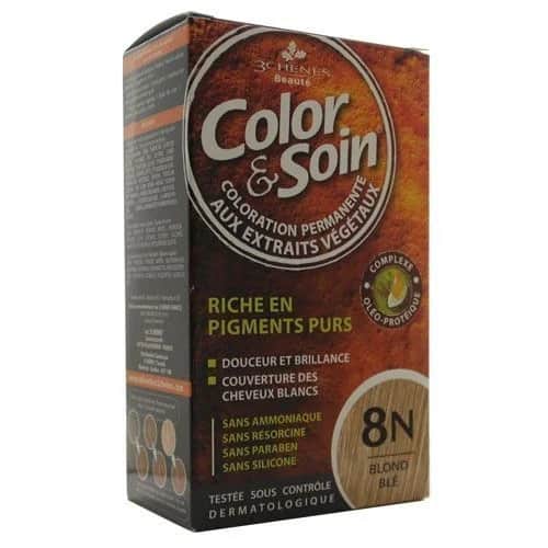 صبغة شعر كولور سوارن 8 ن بلوند قمح Color Soin
