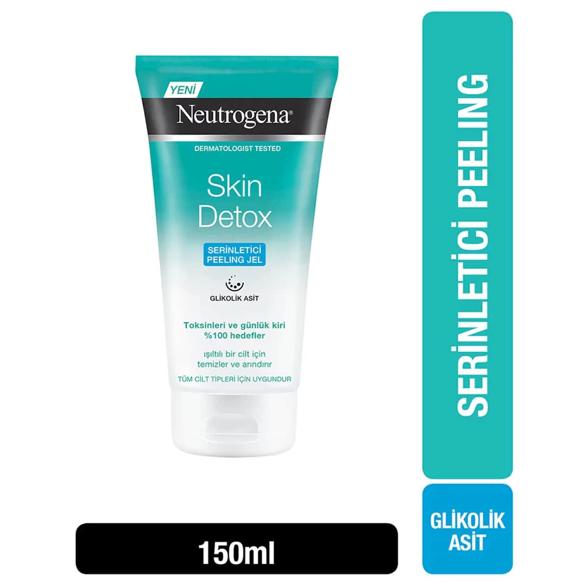 Neutrogena جل تقشير منعش من نيوتروجينا سكين ديتوكس، 150 مل
