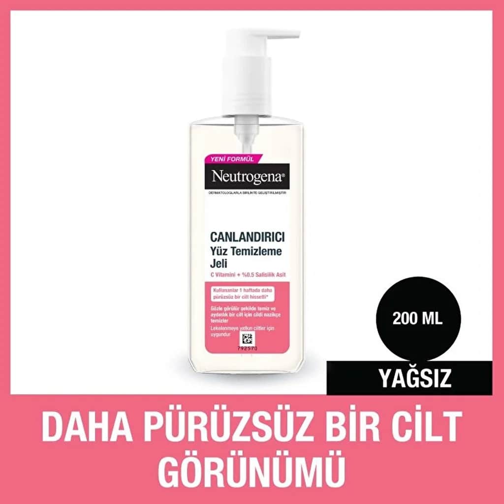Neutrogena غسول الوجه المنعش الخالي من الزيوت من نيوتروجينا 200 مل