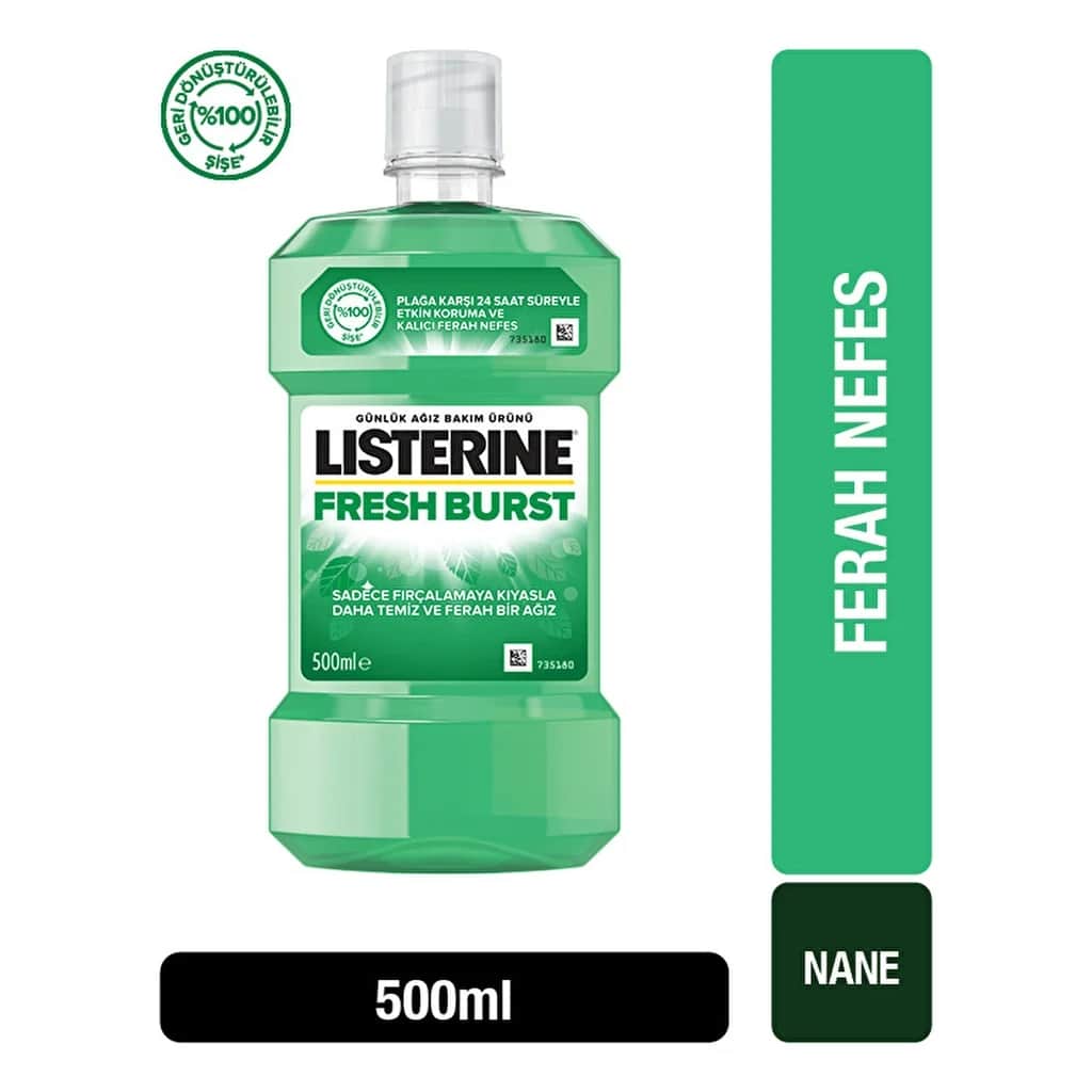 Listerine ليسترين فريش برست للعناية بالفم 500 مل