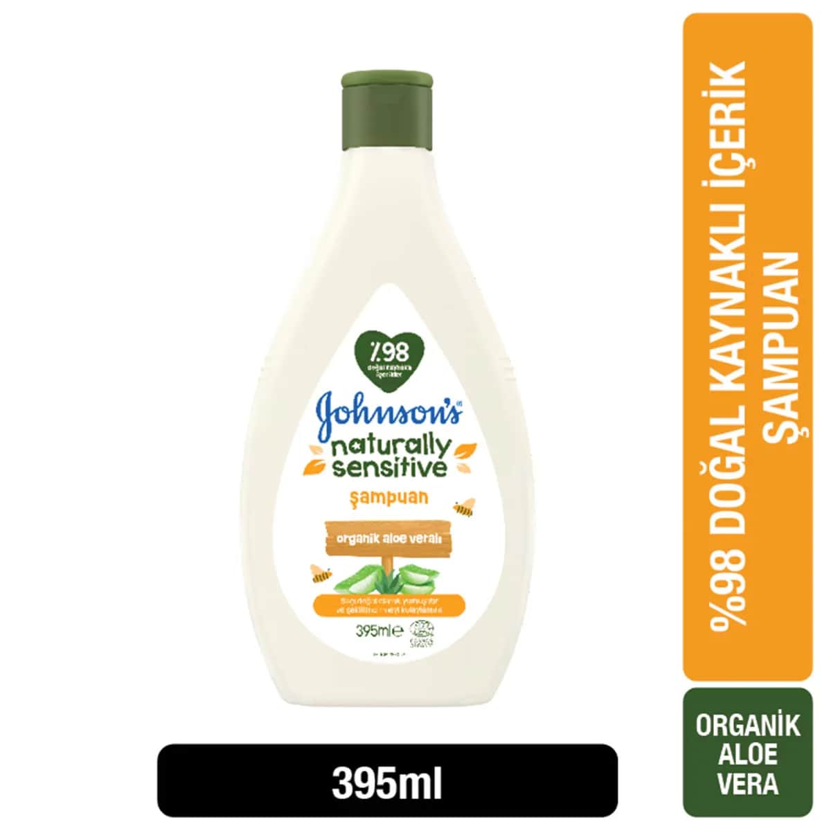 Johnson's شامبو جونسون الطبيعي للبشرة الحساسة 395 مل
