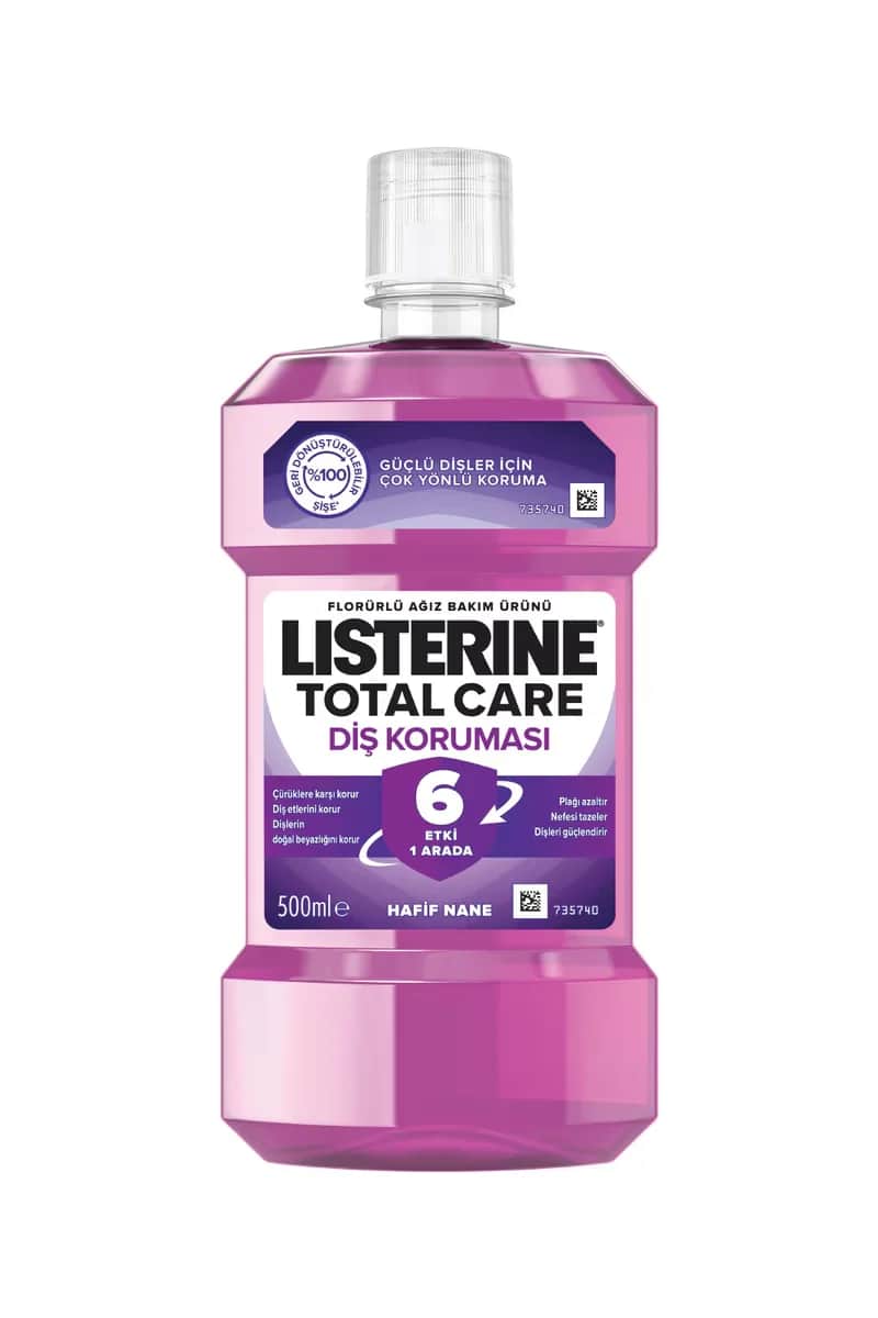Listerine غسول الفم ليسترين توتال كير 6 في 1 بنكهة النعناع 500 مل