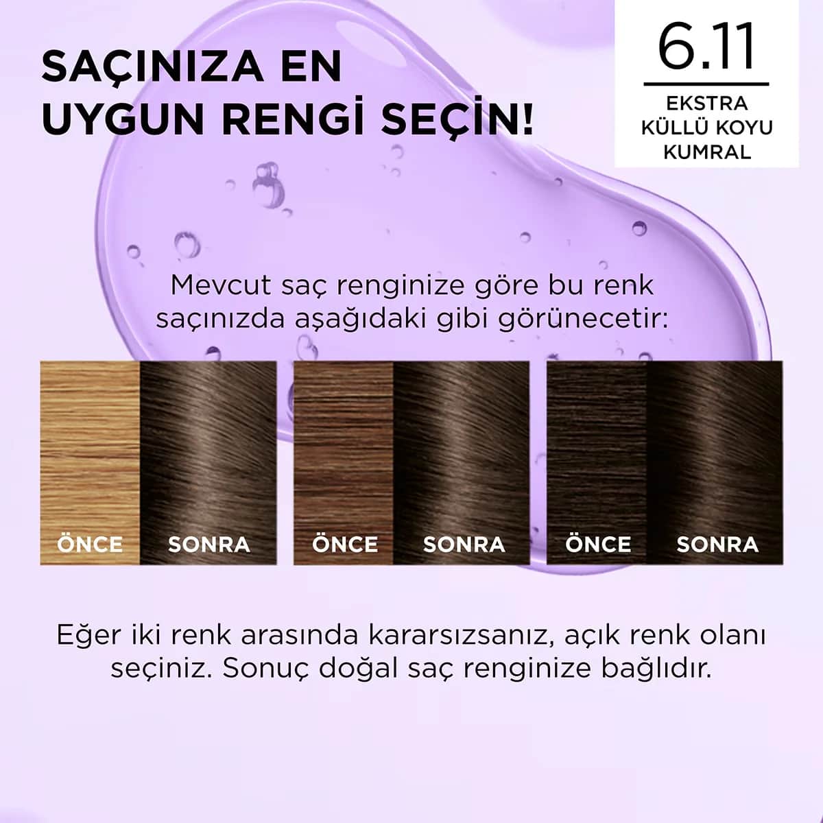 L'Oreal Paris صبغة شعر لوريال باريس إكسلنس كول كريم 6.11 إكسترا رمادي داكن أوبورن