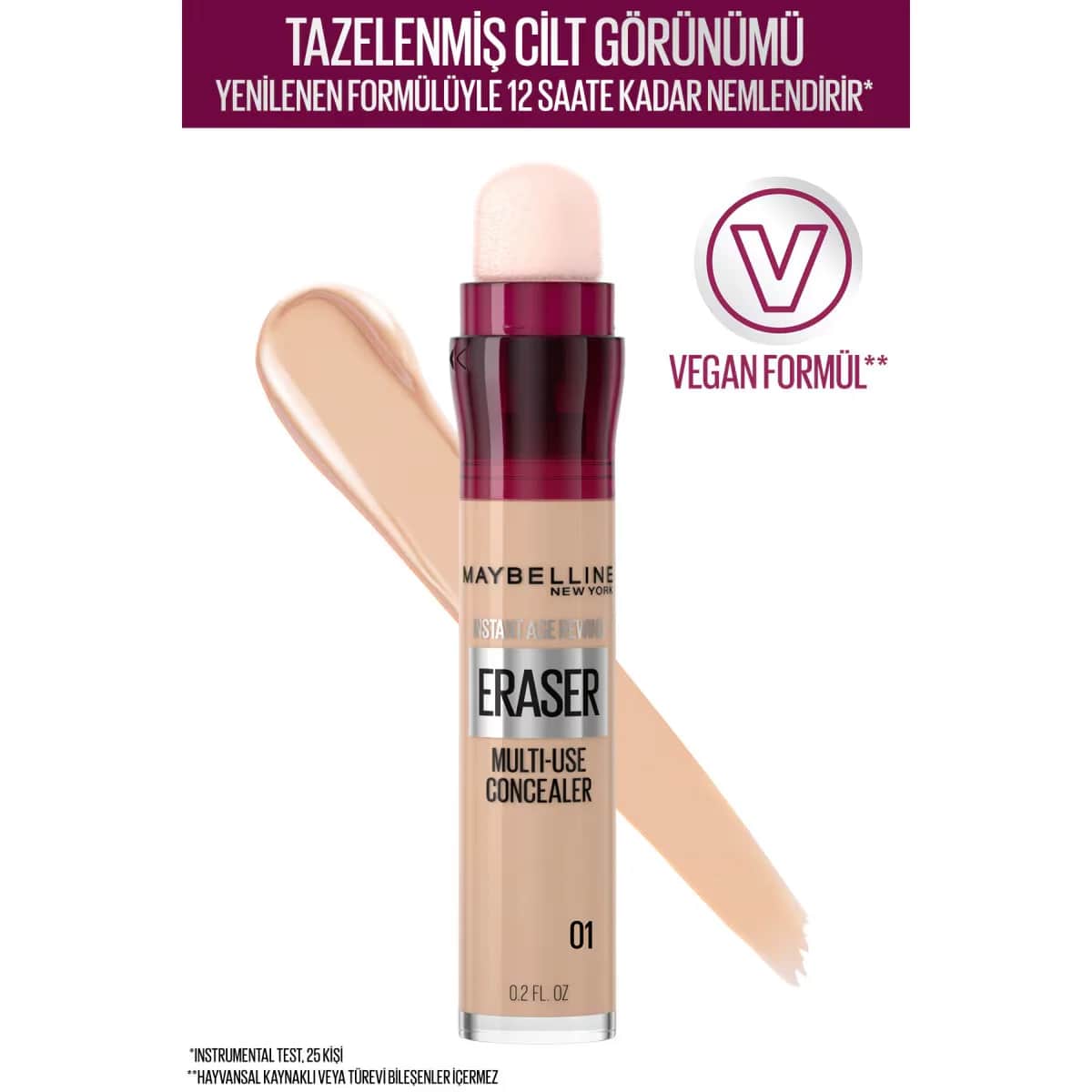 Maybelline كونسيلر مايبيلين نيويورك الفوري لمكافحة علامات تقدم السن 01 فاتح