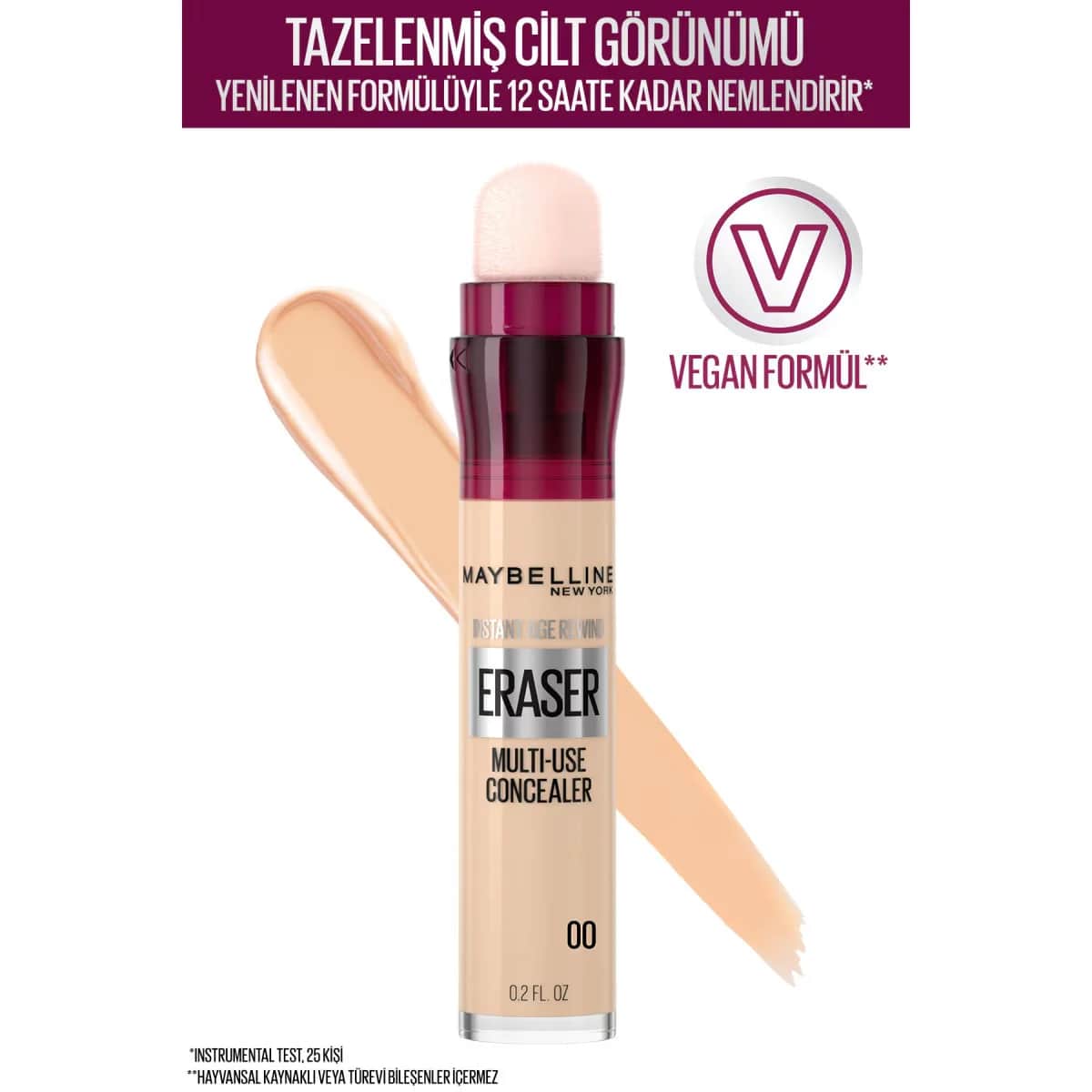 Maybelline كونسيلر مايبيلين نيويورك الفوري لمكافحة علامات تقدم السن 00 عاجي
