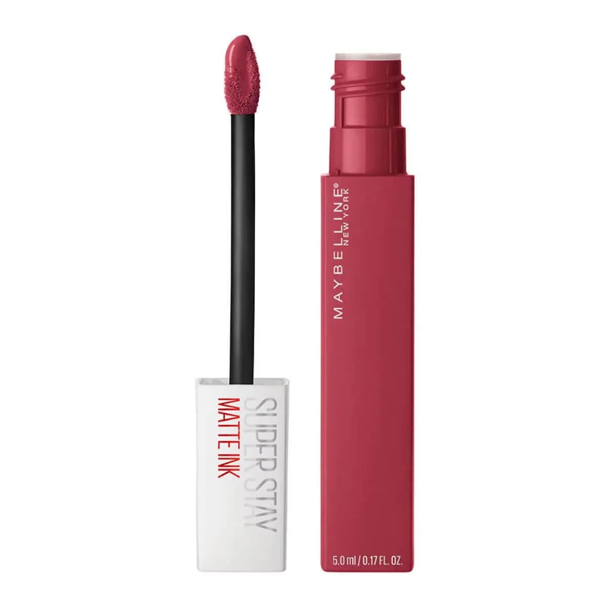 Maybelline أحمر شفاه سائل غير لامع من مايبيلين نيويورك سوبر ستاي مات إنك أننود، 80 رولر