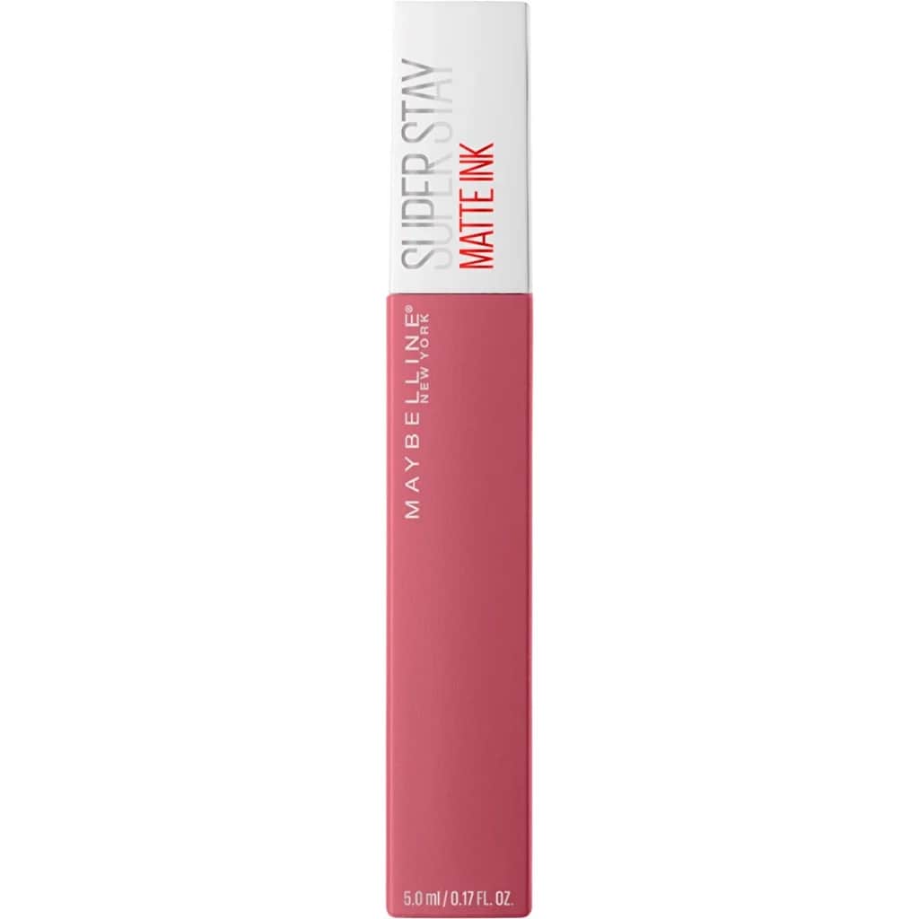 Maybelline أحمر شفاه سائل غير لامع سوبر ستاي مات إنك من مايبيلين نيويورك، درجة 180 ثورية
