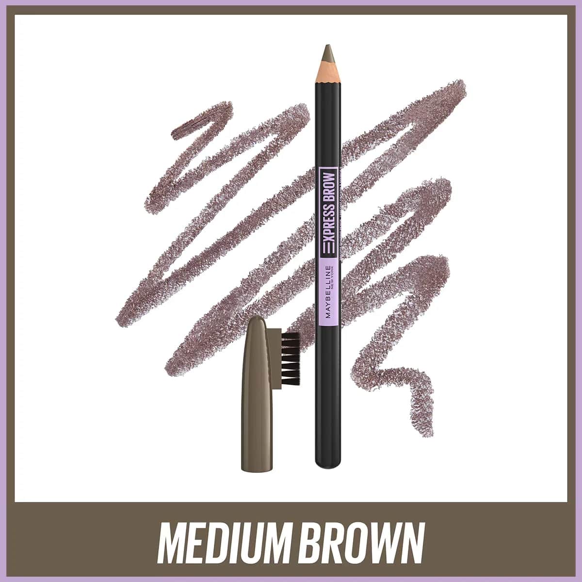 Maybelline قلم حواجب من مايبيلين إكسبريس براو 04 بني متوسط