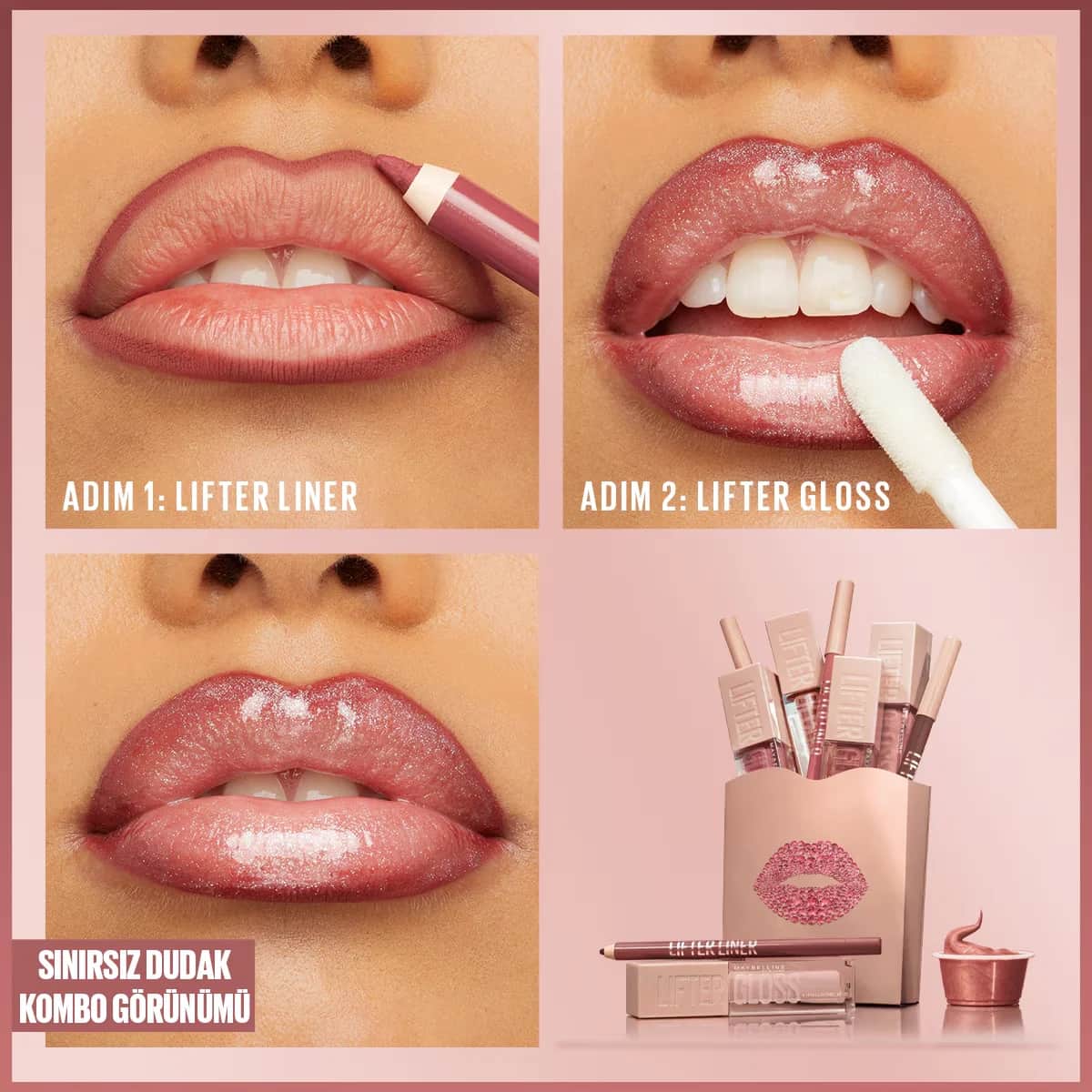 Maybelline قلم تحديد الشفاه مايبيلين ليفت لاينر 06 لاين ليدر