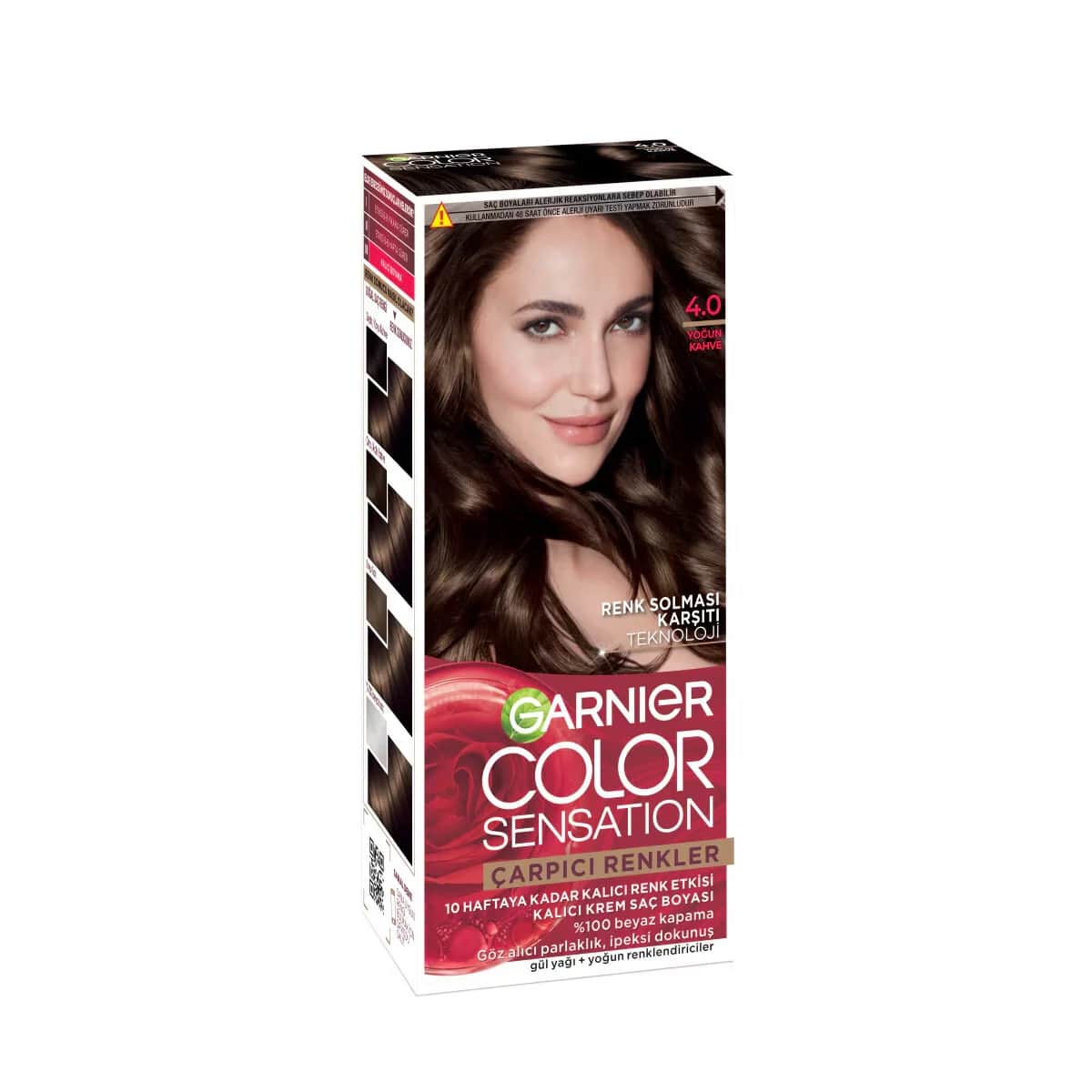 Garnier صبغة شعر غارنييه لون طبيعي جذاب بني داكن 4.0