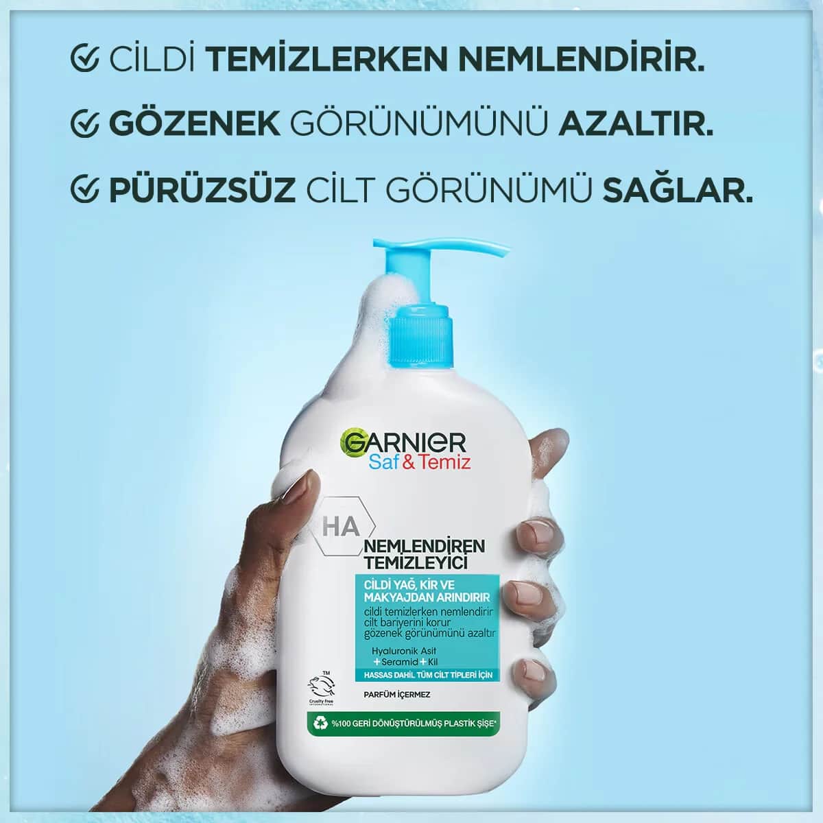Garnier غسول غارنييه بيور آند كلين المرطب 250 مل