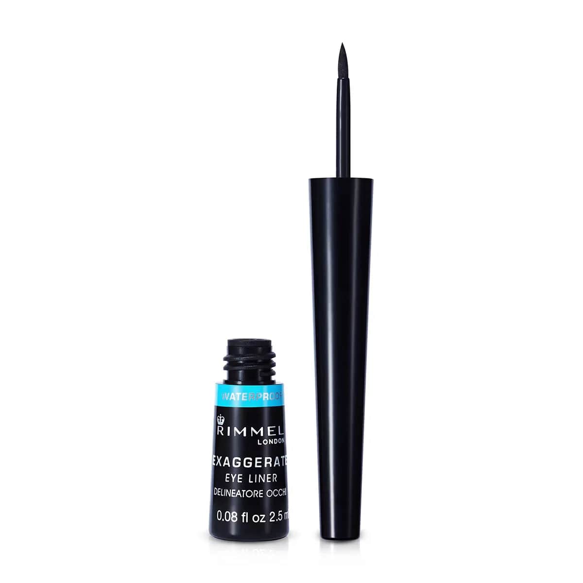 Rimmel London Exaggerate Liquid Eyeliner Waterproof Black