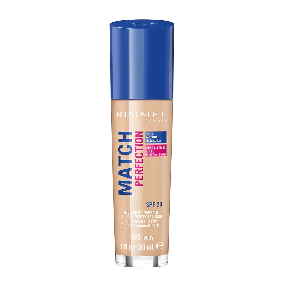 Rimmel London كريم أساس ماتش بيرفيكشن من ريميل لندن، 100 عاجي