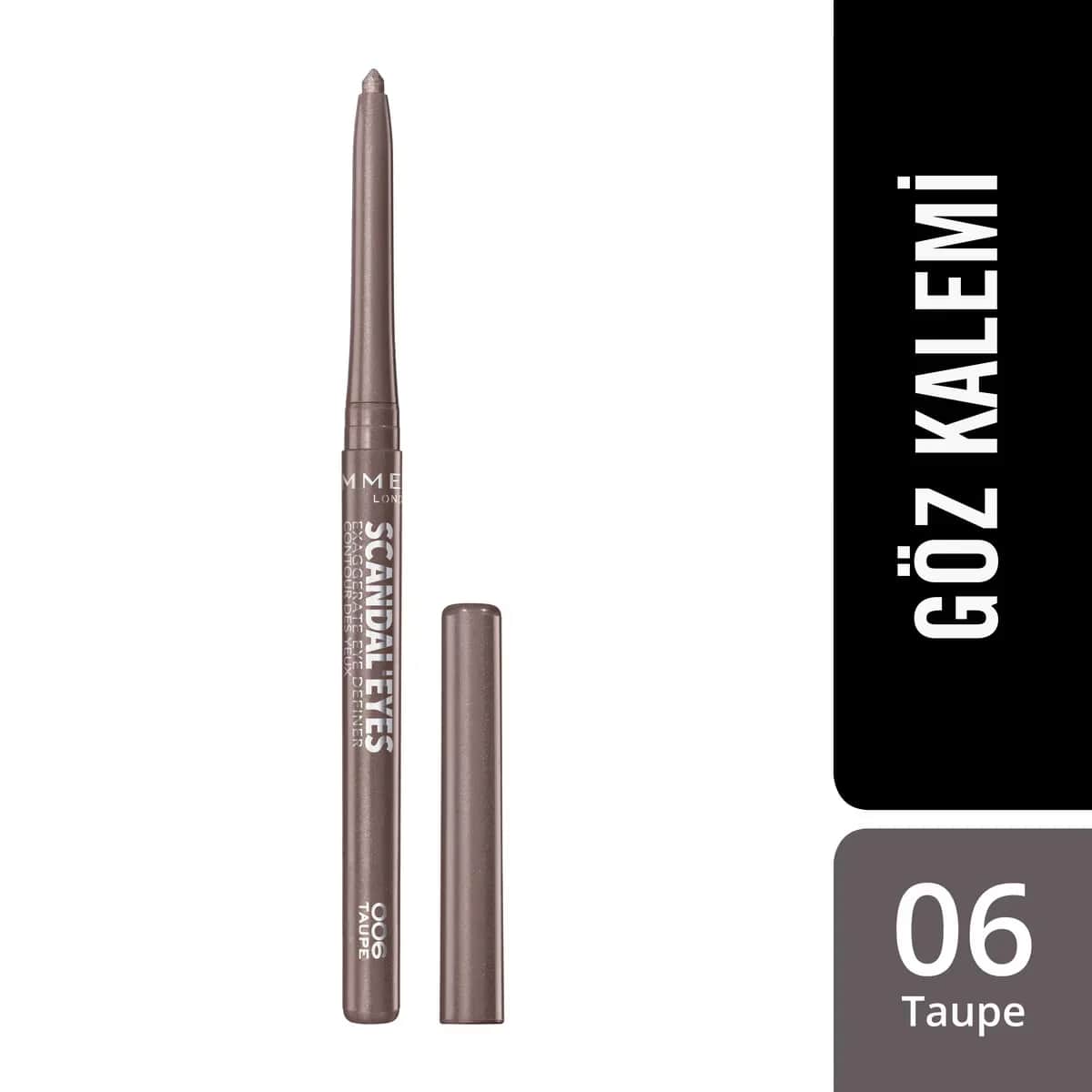 Rimmel London محدد عيون مقاوم للماء من ريميل لندن لون بني رمادي