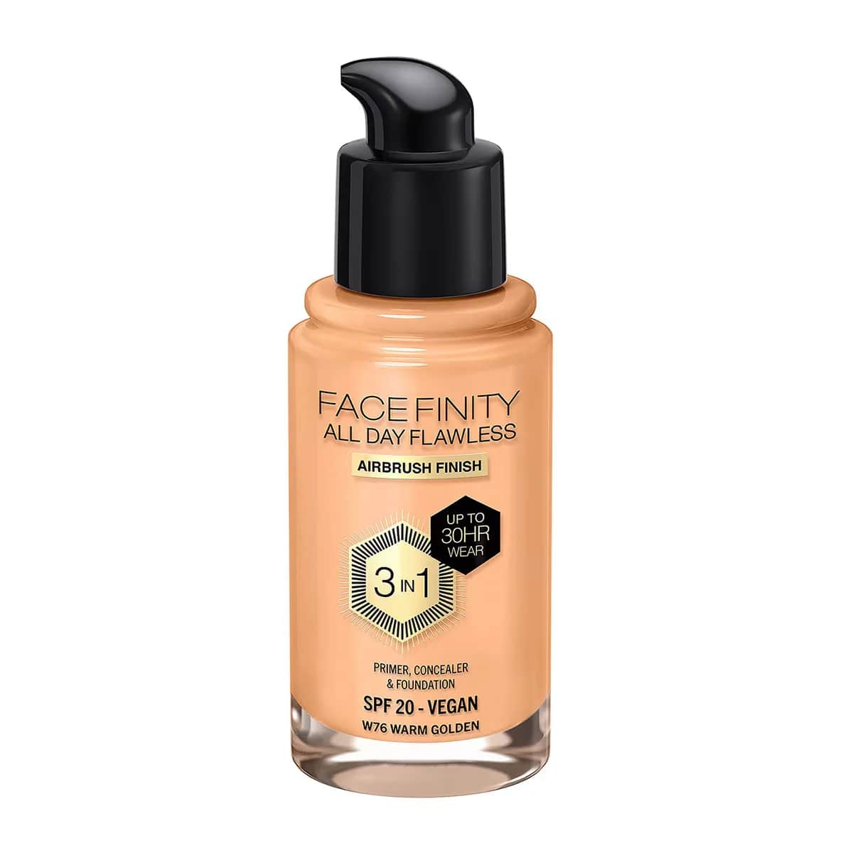 Max Factor Facefinity 3 in1 foundation No: 76 warm Golden